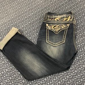 Miss me cropped jeans